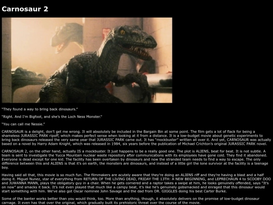 bargainbin/carnosaur2 screenshot