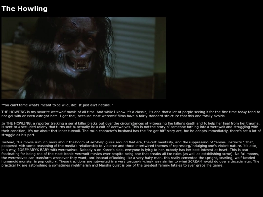 thehowling screenshot