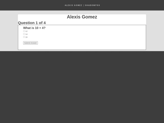 quiz screenshot