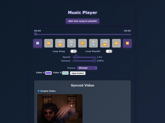 FinalizedMusicPlayer_patched3 screenshot