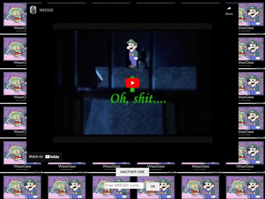 WEEGEE/comedy screenshot
