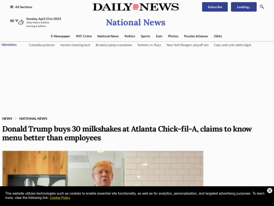 donaldtrumpmilkshake screenshot