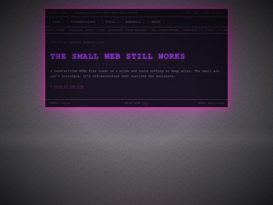 transmissions/the-small-web-still-works screenshot