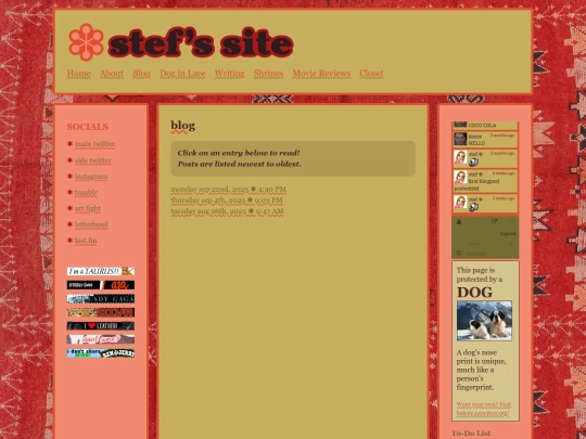 blog screenshot