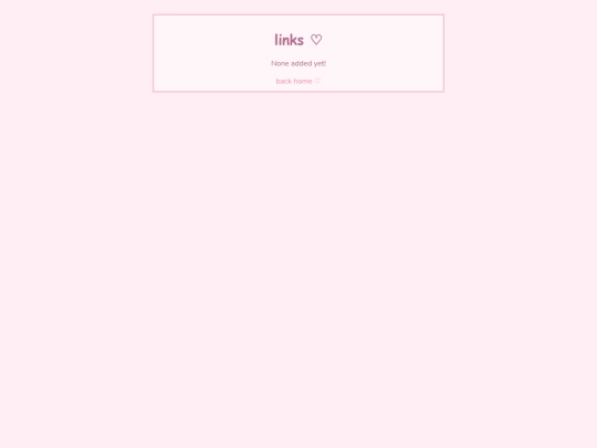 links screenshot