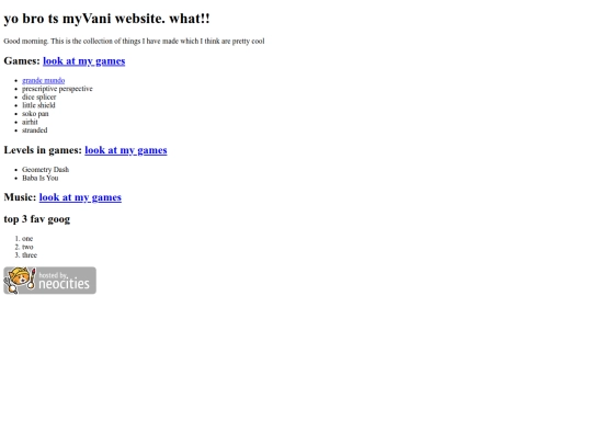 index screenshot