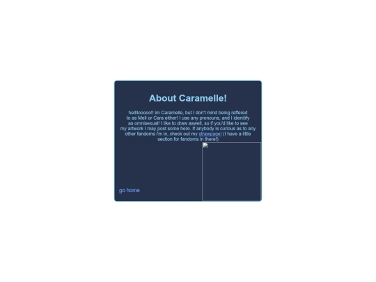 aboutme screenshot