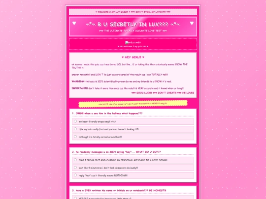 quizz screenshot