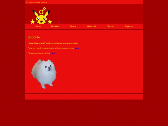 support screenshot