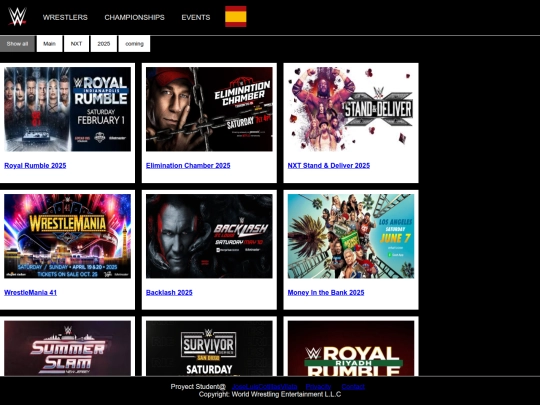 Eventos_ENG screenshot