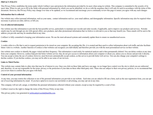 Privacity/PRIVA_ENG screenshot