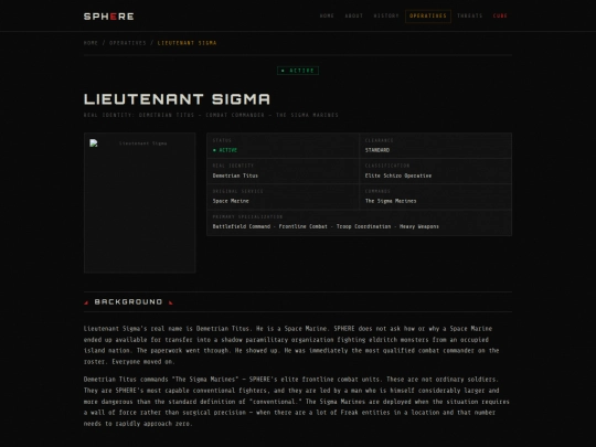 lieutenant-sigma screenshot