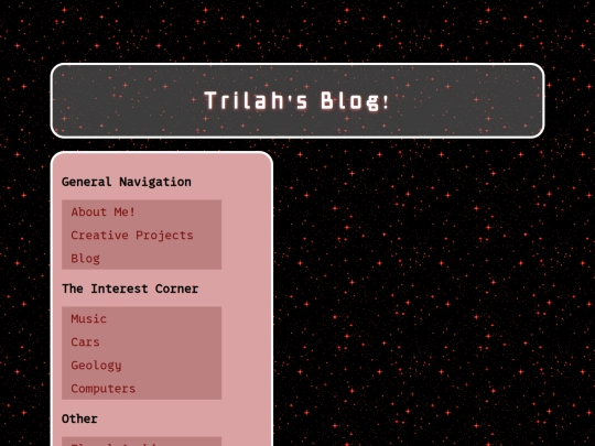blog screenshot
