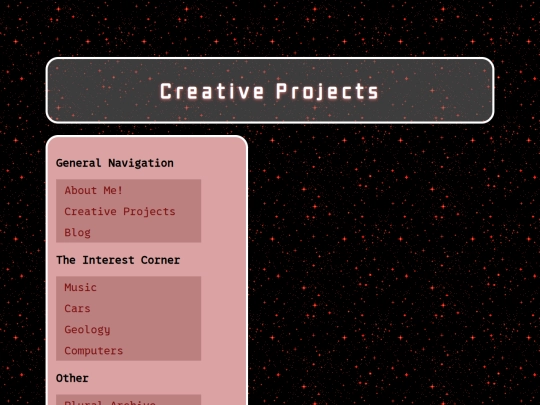 creativeprojects screenshot