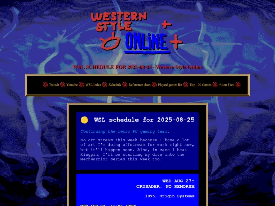 schedule/2025-08-25 screenshot
