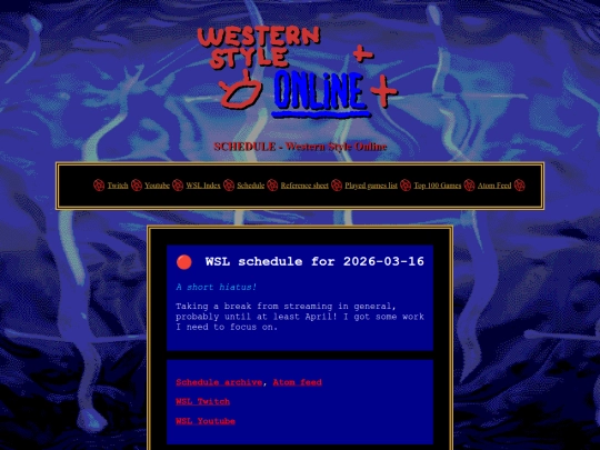 schedule screenshot