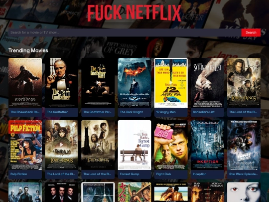 fucknetflix screenshot