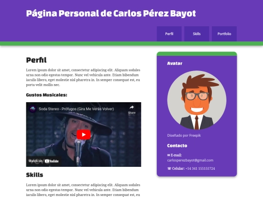 paginapersonal screenshot