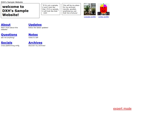 index screenshot