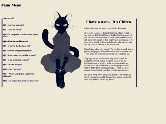MAIN screenshot