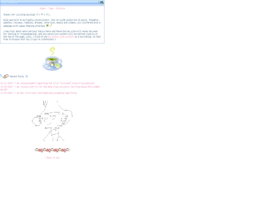 blog screenshot