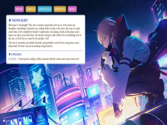 index screenshot