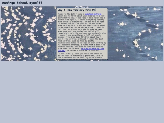 blog screenshot