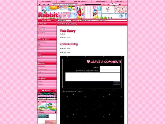 blog/test screenshot