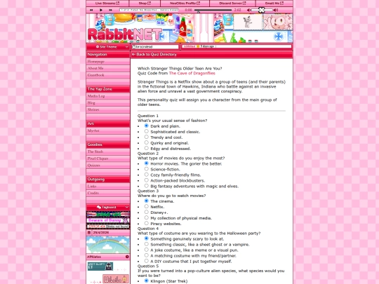 quiz/strangerteen screenshot