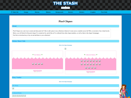 stash/pixelcliques screenshot