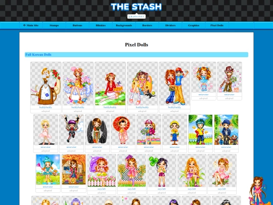 stash/pixeldolls screenshot