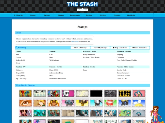 stash/stamps screenshot