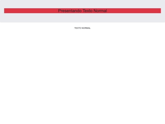 html/TextoNormal screenshot