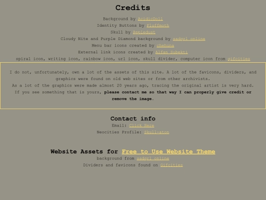credits screenshot