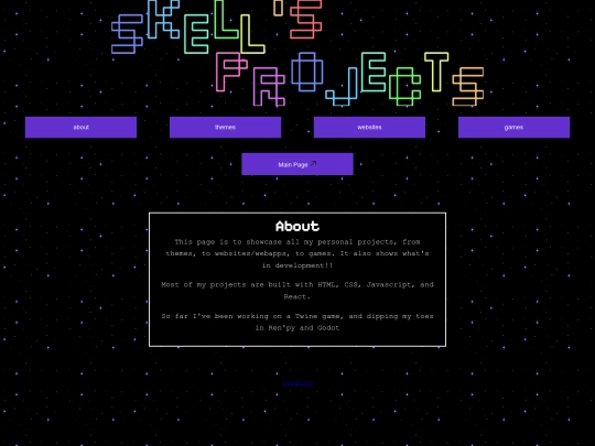 projects screenshot