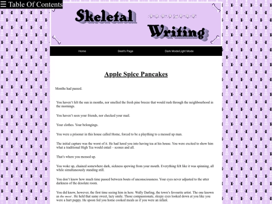 writing/applespicepancakes screenshot