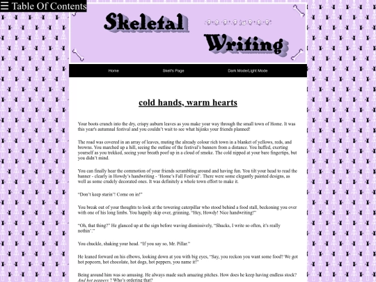 writing/coldhands screenshot
