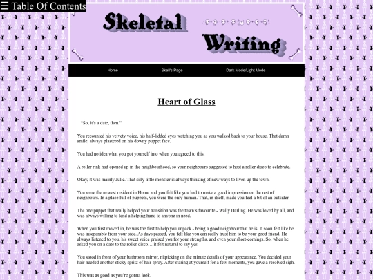 writing/heartofglass screenshot