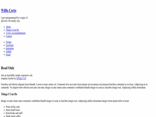 index screenshot
