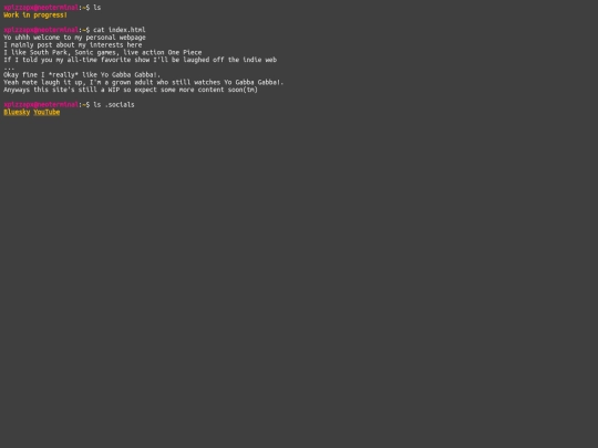 index screenshot