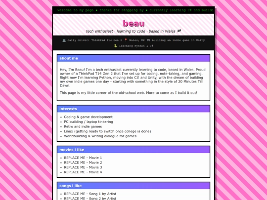 index screenshot