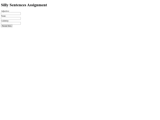 documents/JavaScript/silly_sentences_assignment screenshot