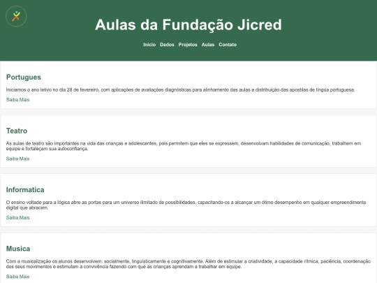 aulas screenshot
