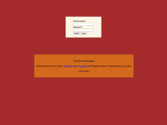 html/login screenshot