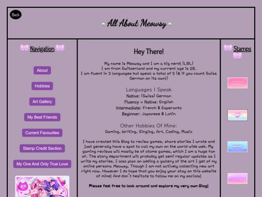 About-Me screenshot