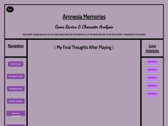 Amnesia-Thoughts screenshot
