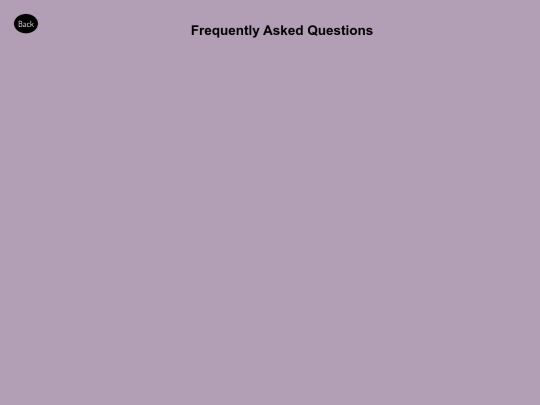 FAQ screenshot
