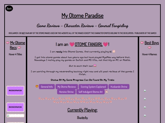 Otome screenshot