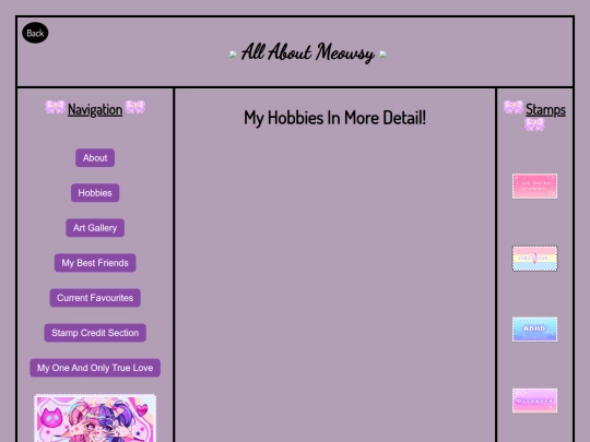 hobbies screenshot