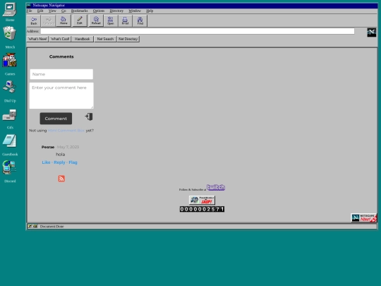 guestbook screenshot